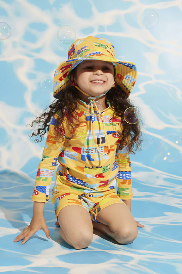 Toddler Boys Chomp Chomp Long Sleeve Suntop - Image 2