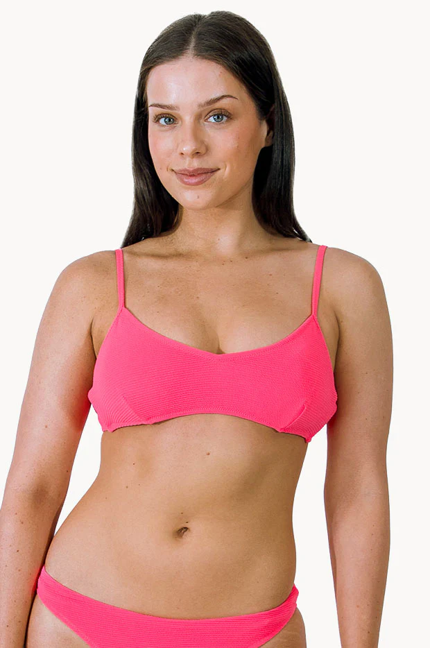 Textured Tie Back Bralette - Image 2