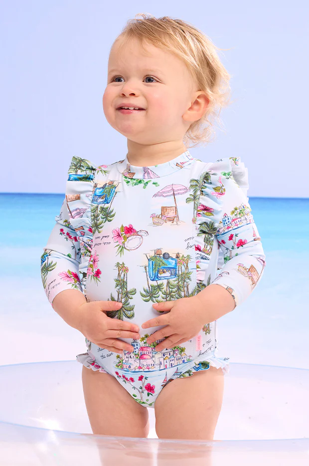 Baby Girls Secret Vacay Sunsuit - Image 5