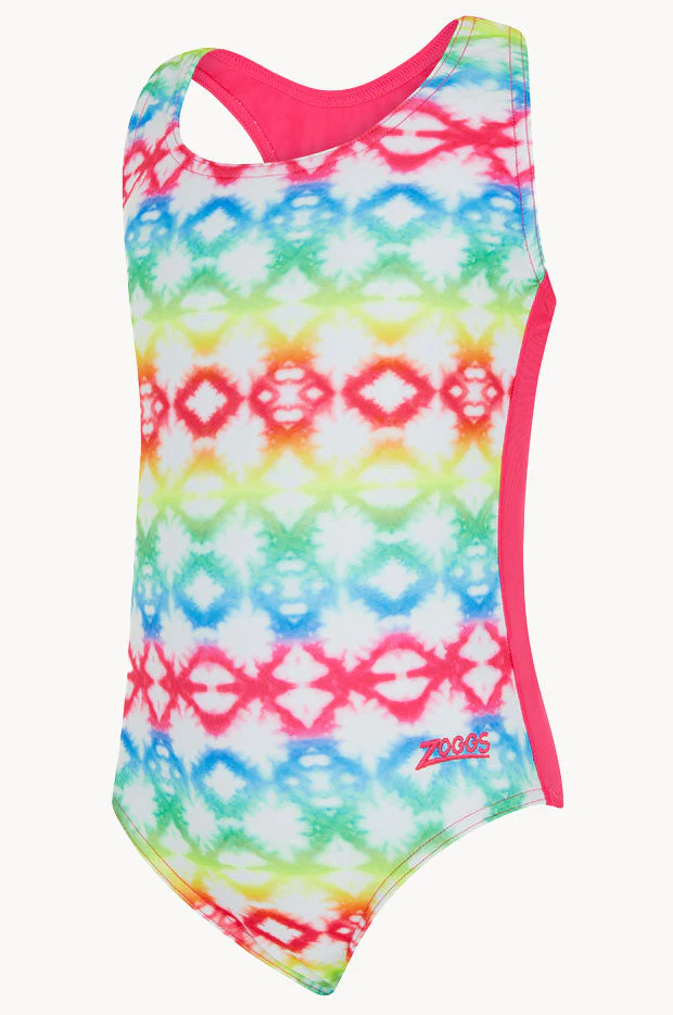 Girls Rainbow Haze Action Back One Piece - Image 3