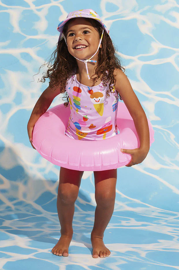 Toddler Girls Sundae Fun Day One Piece - Image 4