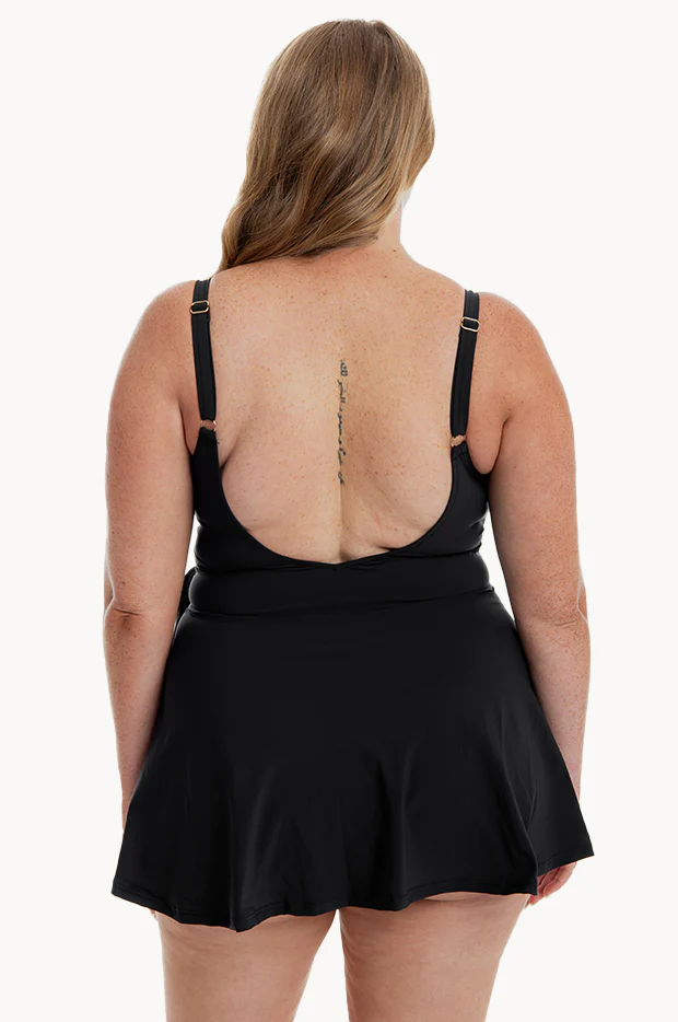 Cross Over Swim Dress - Image 3