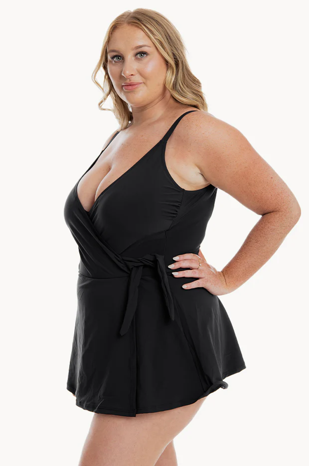 Cross Over Swim Dress - Image 4