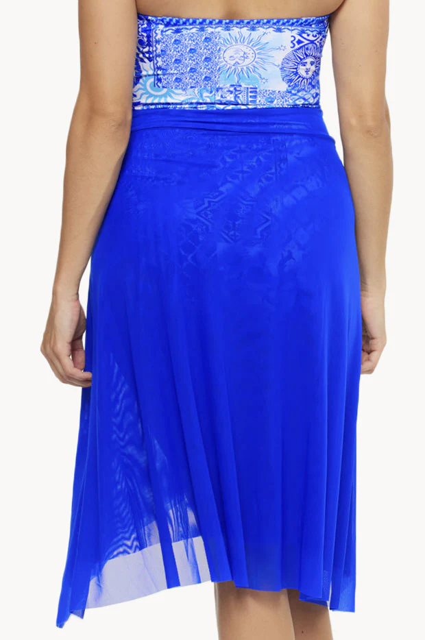 Plain Mesh Frill Skirt - Image 2
