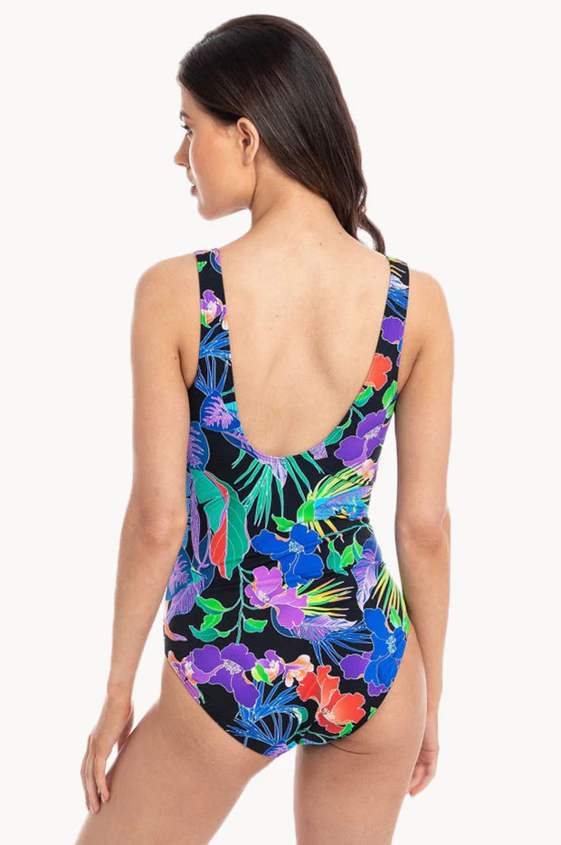 Hermes Ruched Cross Front One Piece - Image 2