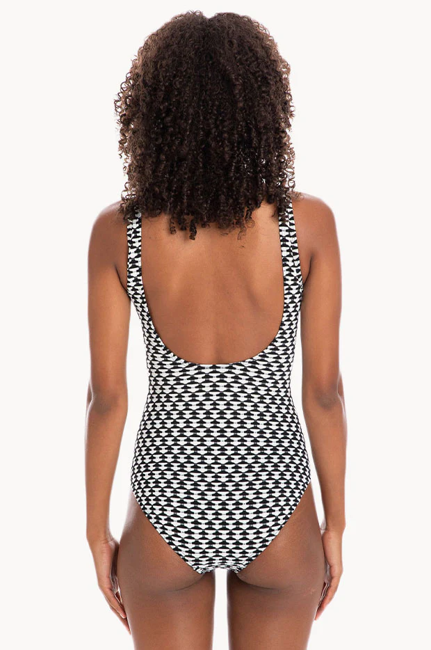Odessa Mesh High Neck One Piece - Image 3