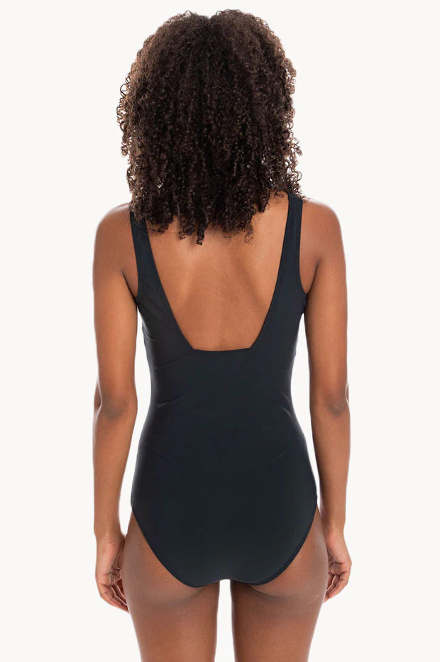Plain Binded Square Neck One Piece - Image 2