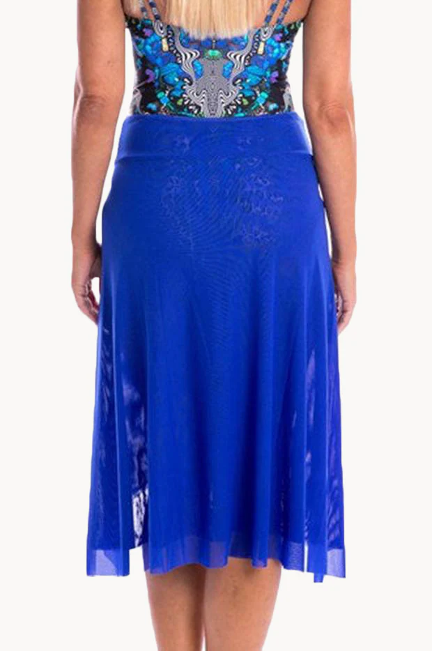 Plain Mesh Frill Skirt - Image 2