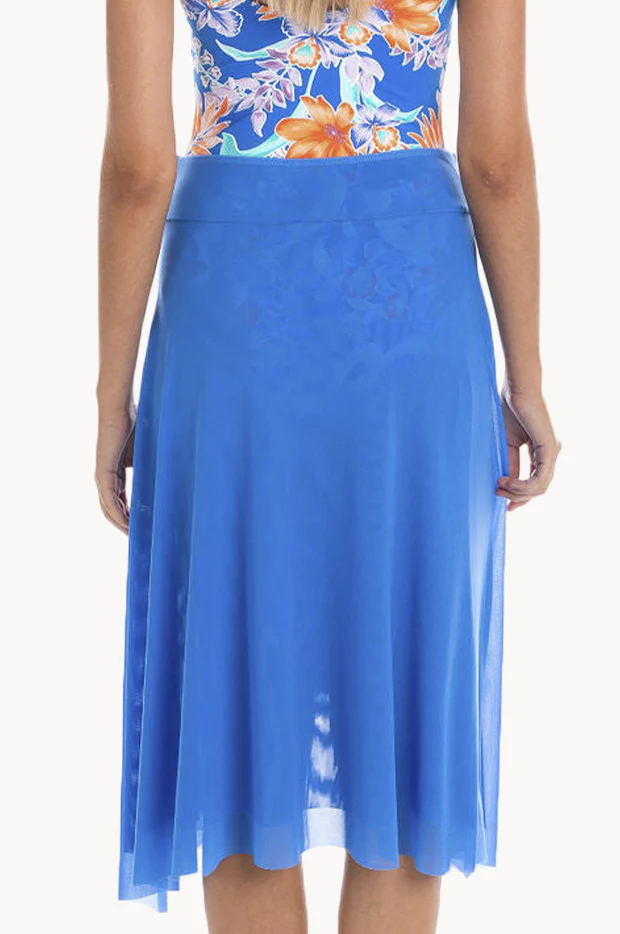 Plain Mesh Frill Skirt - Image 2