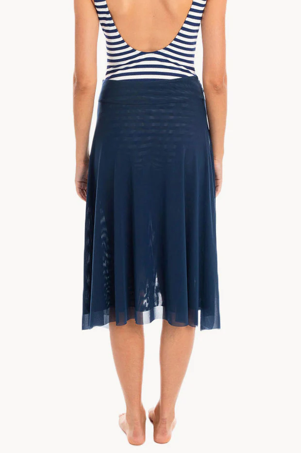 Plain Mesh Frill Skirt - Image 2