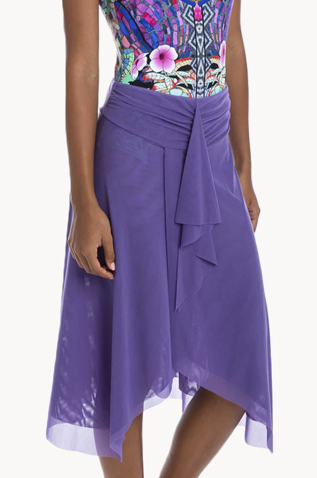 Plain Mesh Frill Skirt - Image 3