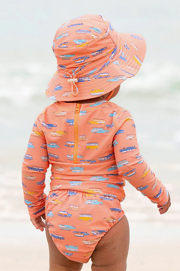 Boys Surfs Up Swim Sunhat - Image 4