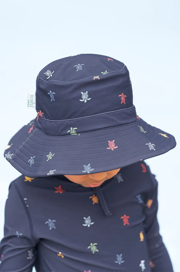 Boys Turtle Island Swim Sunhat - Image 3