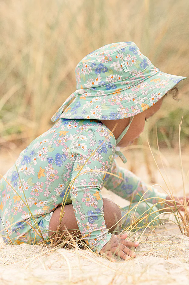 Girls Sea Blossom Swim Sunhat - Image 4