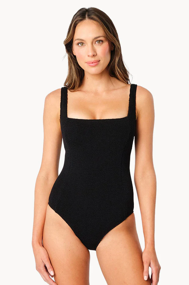 Crinkle Classic Square Neck One Piece - Image 4