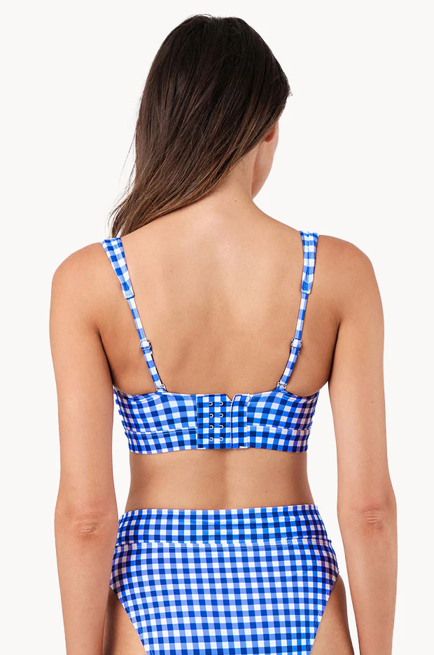 Gingham Bustier Balconette - Image 2