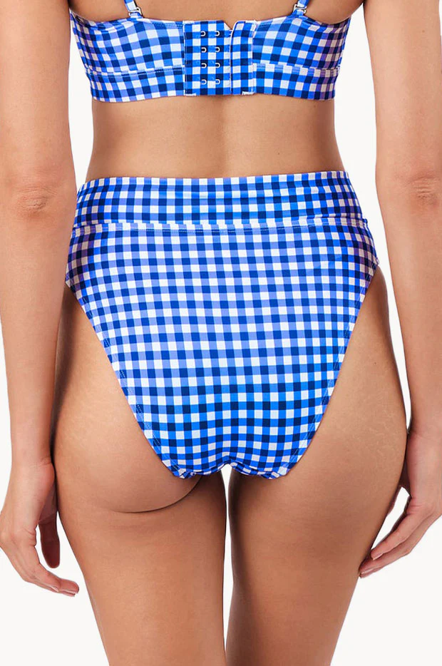 Gingham High Cut High Waist Bottom - Image 2