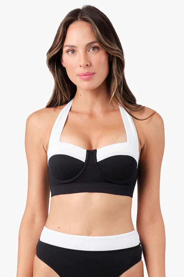 Monochrome Texture Original Bustier Balconette - Image 3
