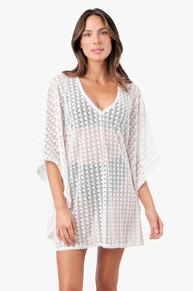 Scalloped Lace Kaftan
