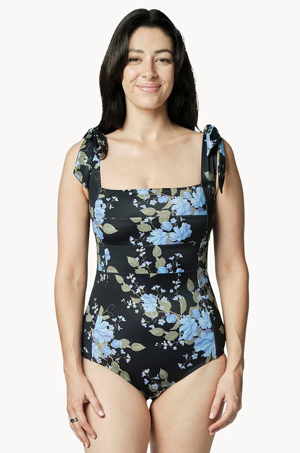 Vintage Romantique Classic Square Neck One Piece - Image 2