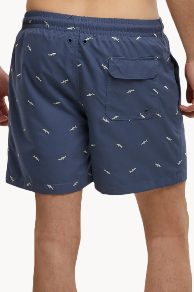 Mens Embroidery Swim Short - Image 2