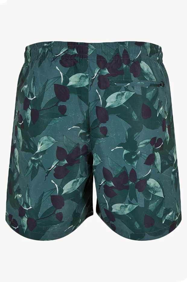 Mens Green Leafs Swim Short - Image 2