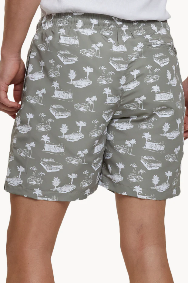 Mens Pattern Swim Short - Image 2