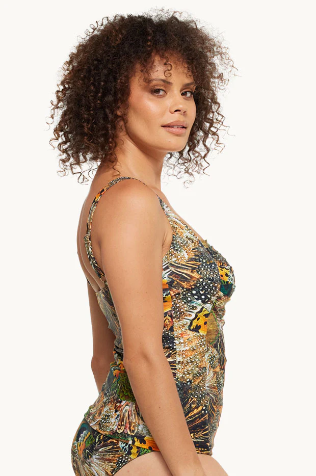 Zambia Pleated Tankini Separate - Image 2