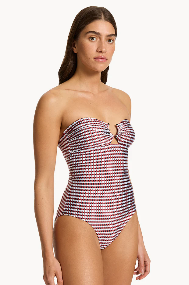 Zarla Geo Bandeau One Piece - Image 2