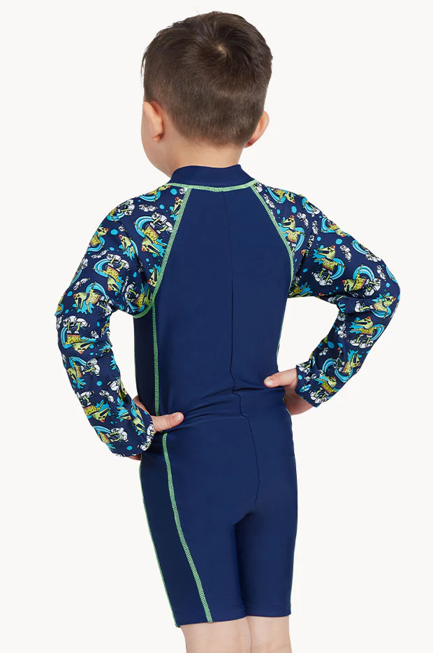 Boys Crocodile Surfer Sunsuit - Image 2