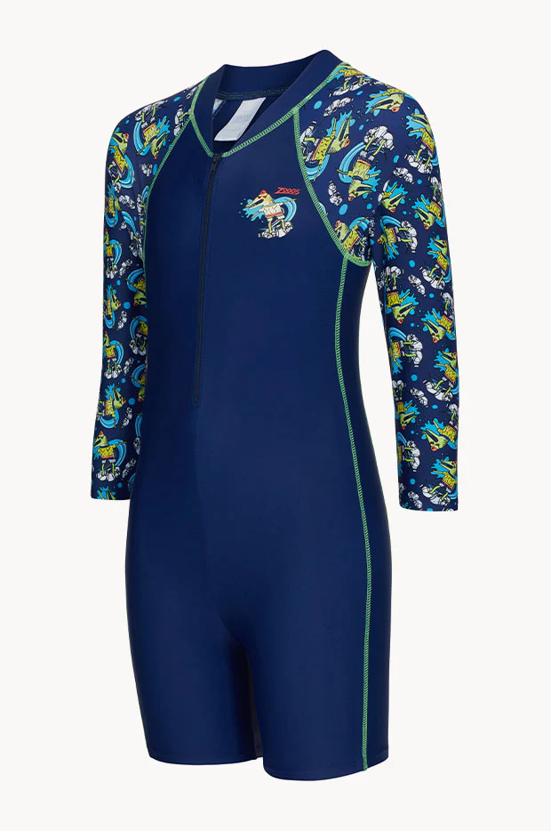 Boys Crocodile Surfer Sunsuit - Image 3