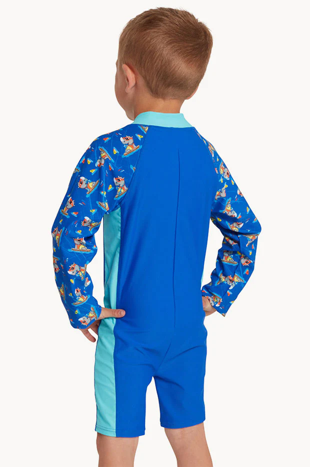 Boys Hippo Sunsuit - Image 2