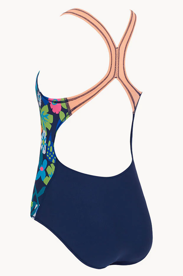 Girls Cosmic Flower Flyback One Piece - Image 4