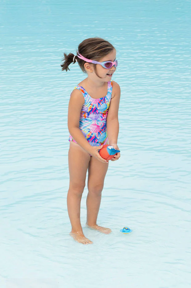 Girls Crazy Clams Scoopback One Piece - Image 3