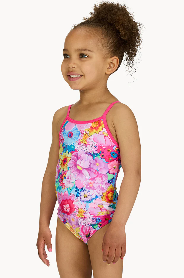 Girls Eden Yaroomba Floral One Piece - Image 2