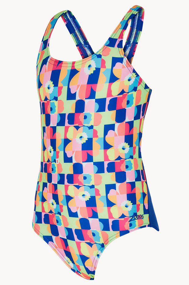 Girls Flowerpatch Rowleeback One Piece - Image 4