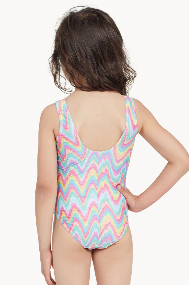 Girls Play Wave Scoopback One Piece - Image 2