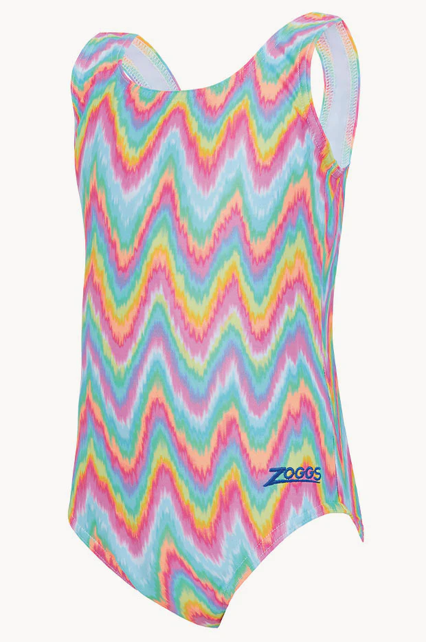 Girls Play Wave Scoopback One Piece - Image 3