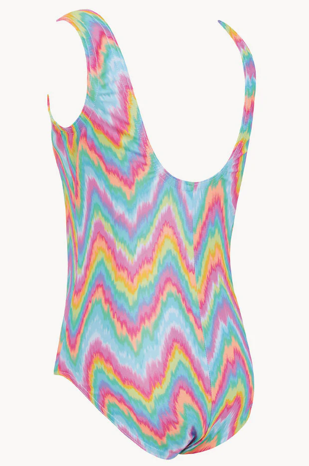 Girls Play Wave Scoopback One Piece - Image 4