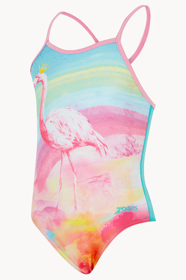 Girls Queeningo Cross Back One Piece - Image 3
