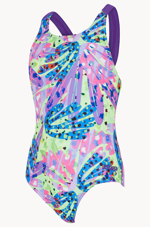 Girls Sea Petal Fly Back One Piece - Image 3