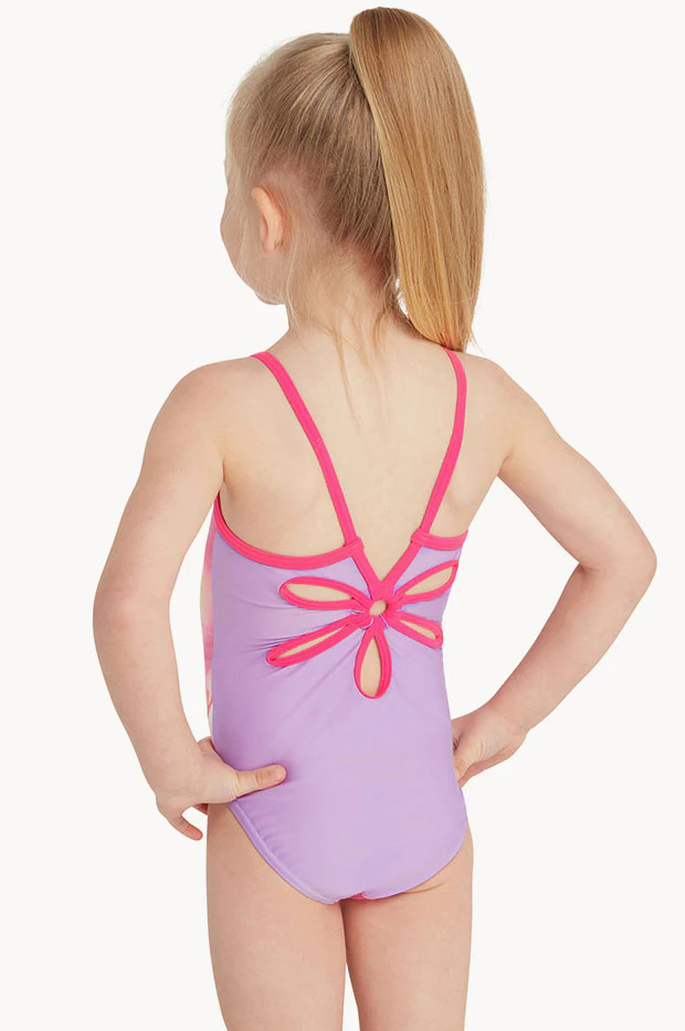 Girls Squeak Yaroomba Floral One Piece - Image 2