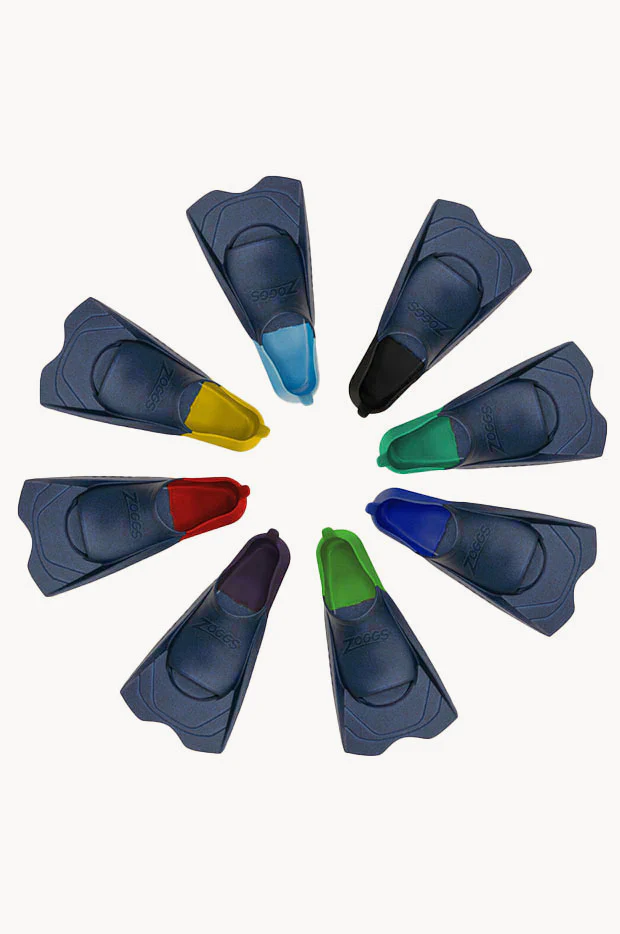 Short Blade Swim Fins - Size US 8-9 - Image 2