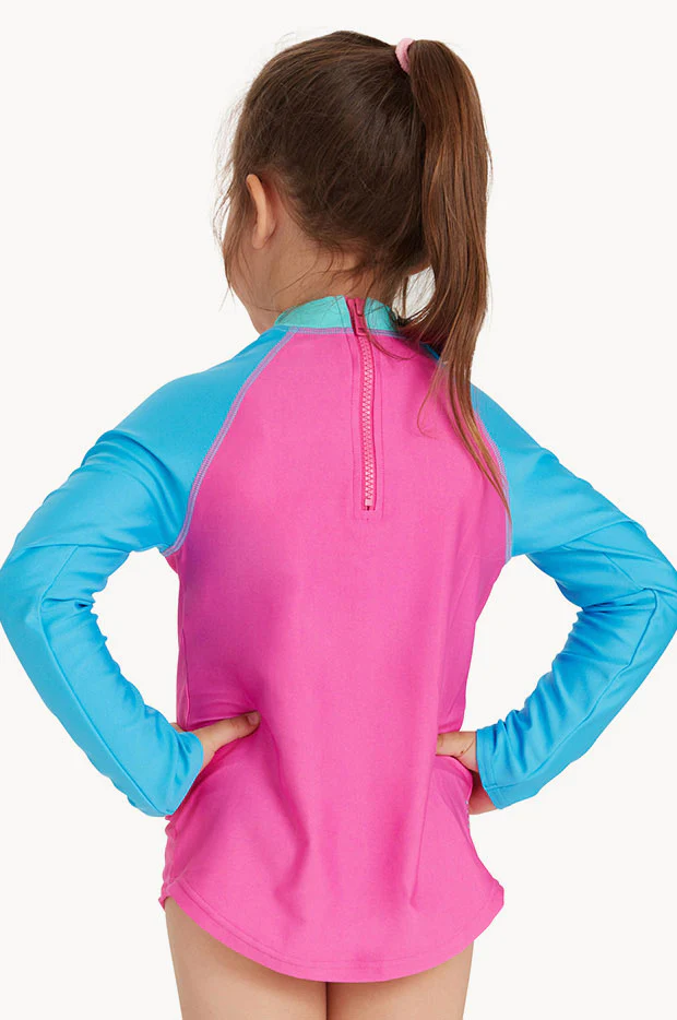 Toddler Girls Mernicorn Zip Suntop - Image 2